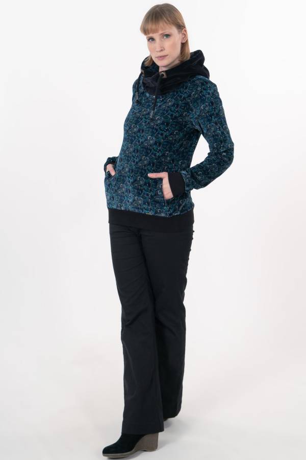 SWEATER PHILOMENA IN ORGANIC GOTS VELVET