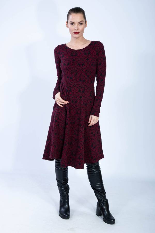 Kleid Korinna aus Bio Interlock Jacquard