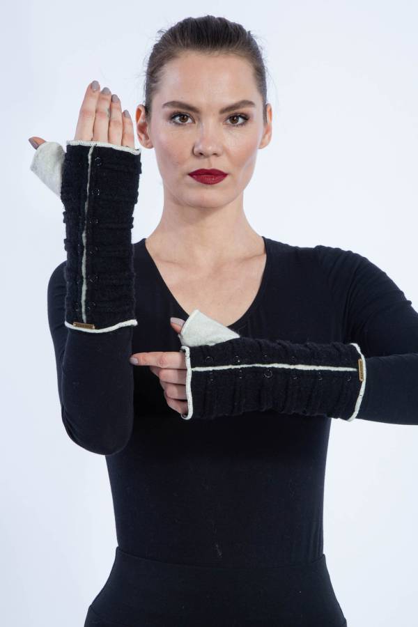 Merino cuffs Mogli with piping