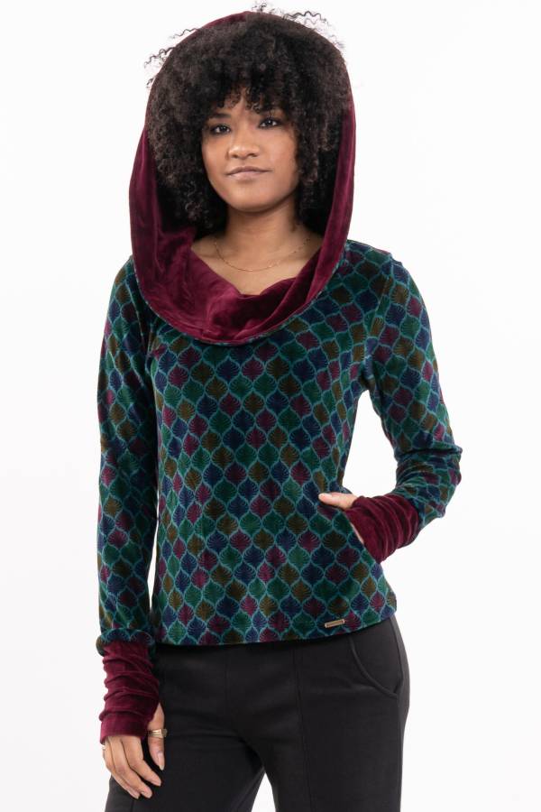 Pullover Phoenix aus Bio Samt