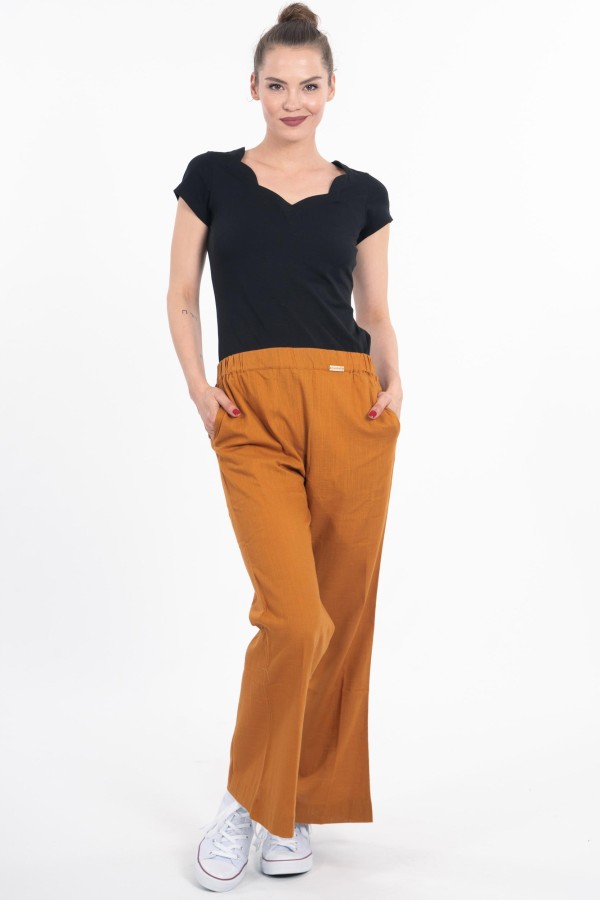 ORGANIC GOTS COTTON SLUB PANTS LONDON