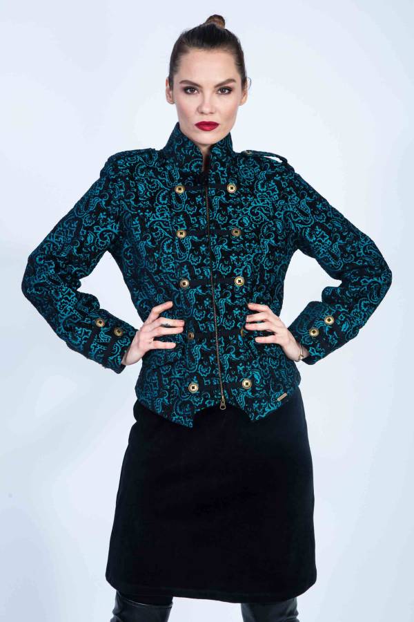 Gwen jacket in brocade