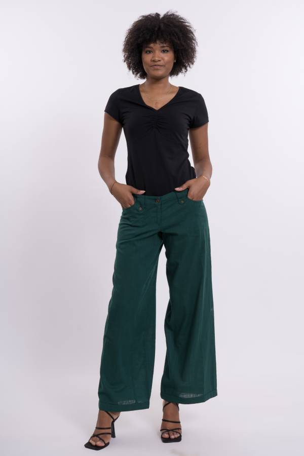 Hose Parisa aus Bio Baumwoll Slub