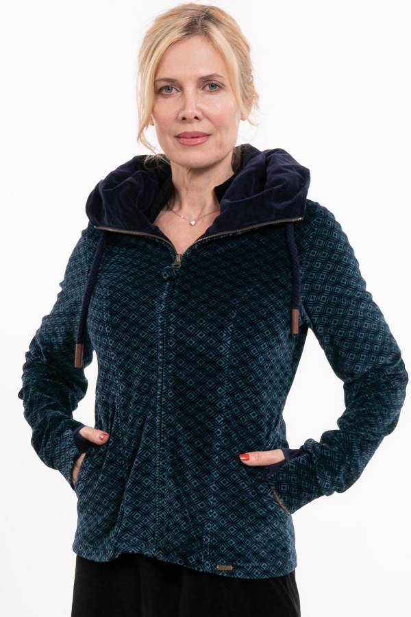 Giacca Jessy in velluto biologico GOTS