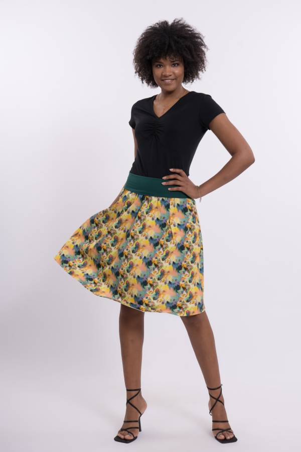 Rock Sohela aus Bio Baumwoll Popeline