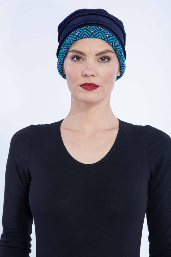 Cappello Melinda in velluto biologico GOTS