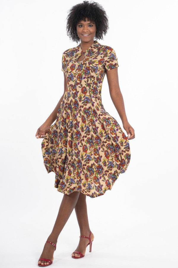 Abito Dorka in viscosa (Lenzing™ Ecovero™)