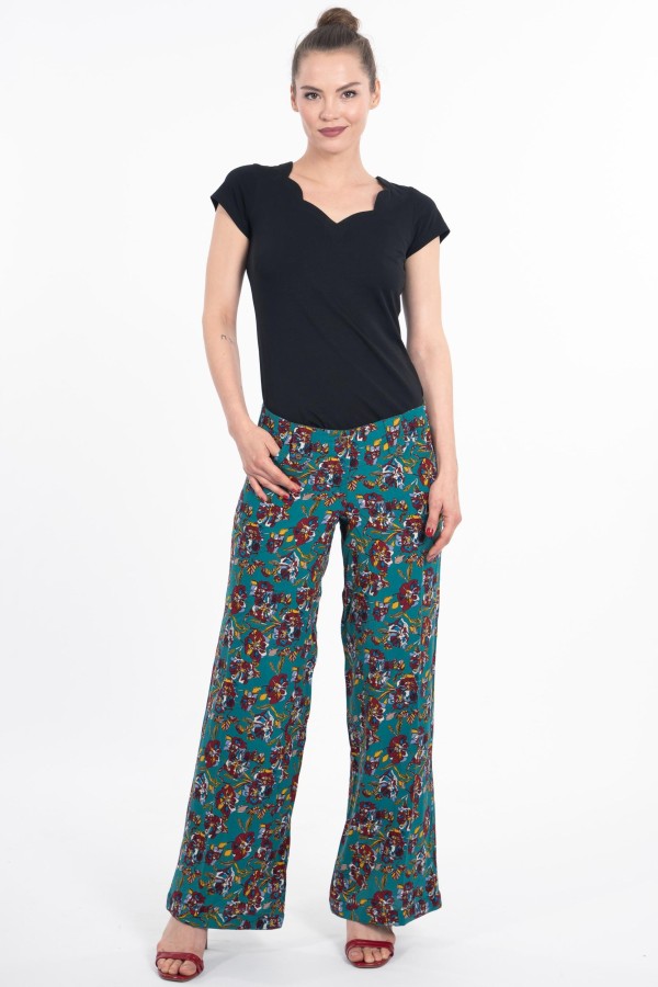PANTS PARISA IN VISCOSE (LENZING™ ECOVERO™)