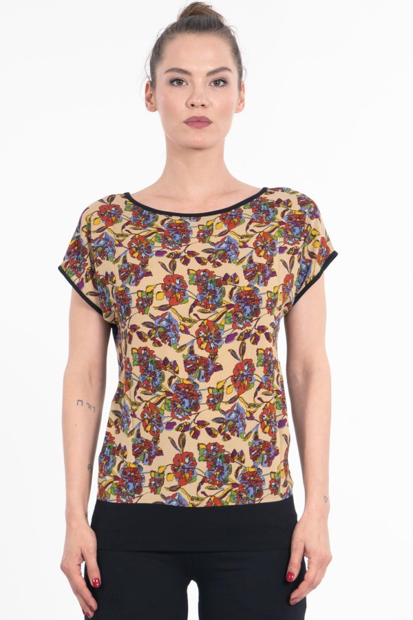 T-SHIRT TARANEE IN VISCOSE (LENZING™ ECOVERO™)