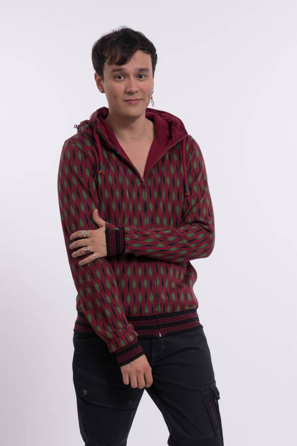 Giacca Jason in GOTS Interlock Jacquard