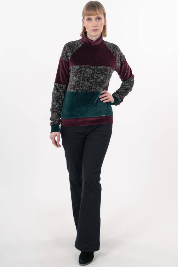 Maglia Panise in velluto organico GOTS