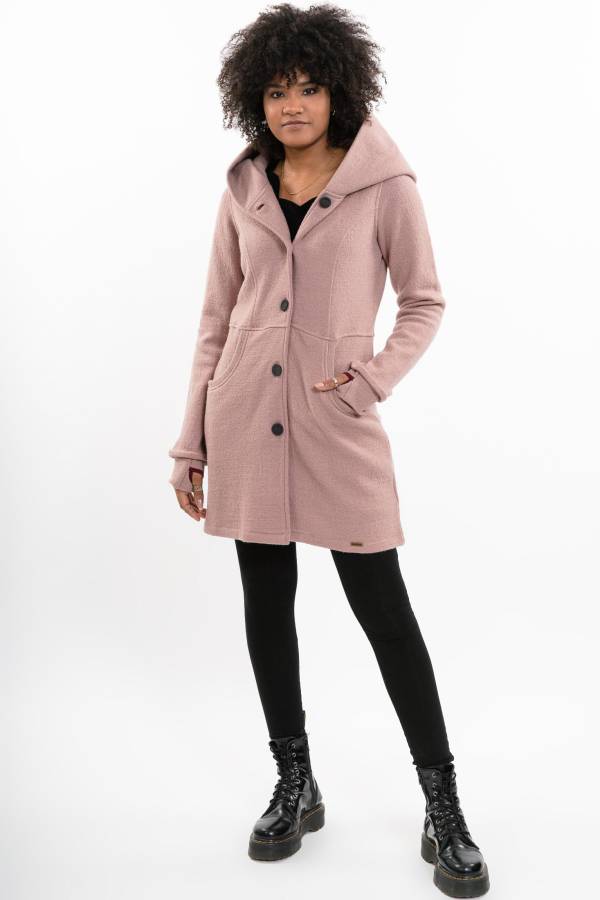 Merinomantel mit Kapuze | Madita