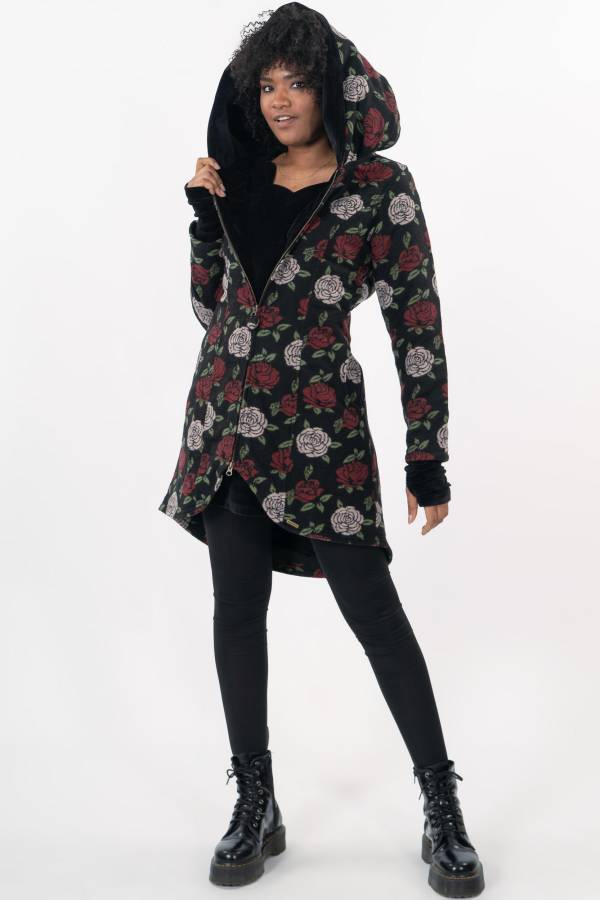WOOL COAT MALIA RECYCLED WOOL JACQUARD
