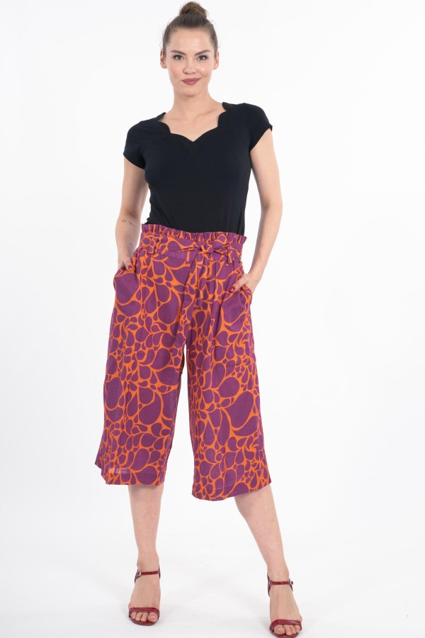 ORGANIC GOTS COTTON SLUB PANTS HILDA