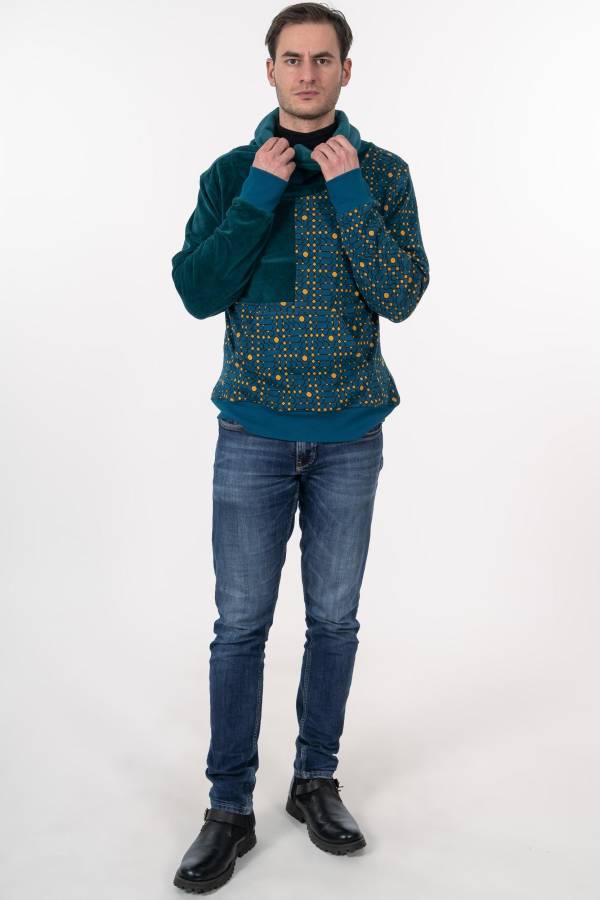 SWEATER PINGU FROM ORGANIC GOTS INTERLOCK JAQUARD