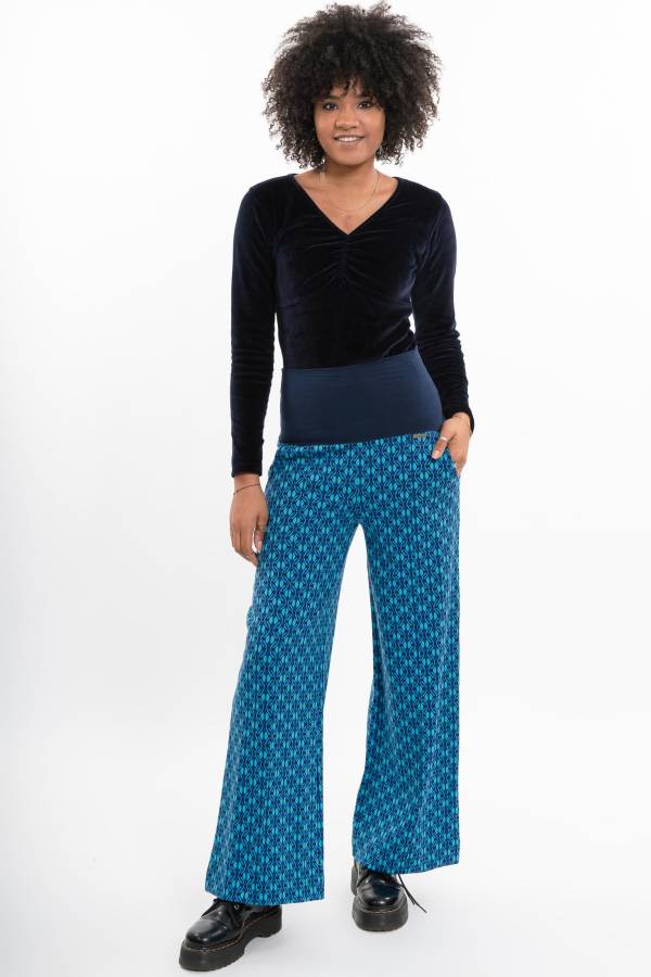 Hose Hedda aus Bio Interlock Jacquard