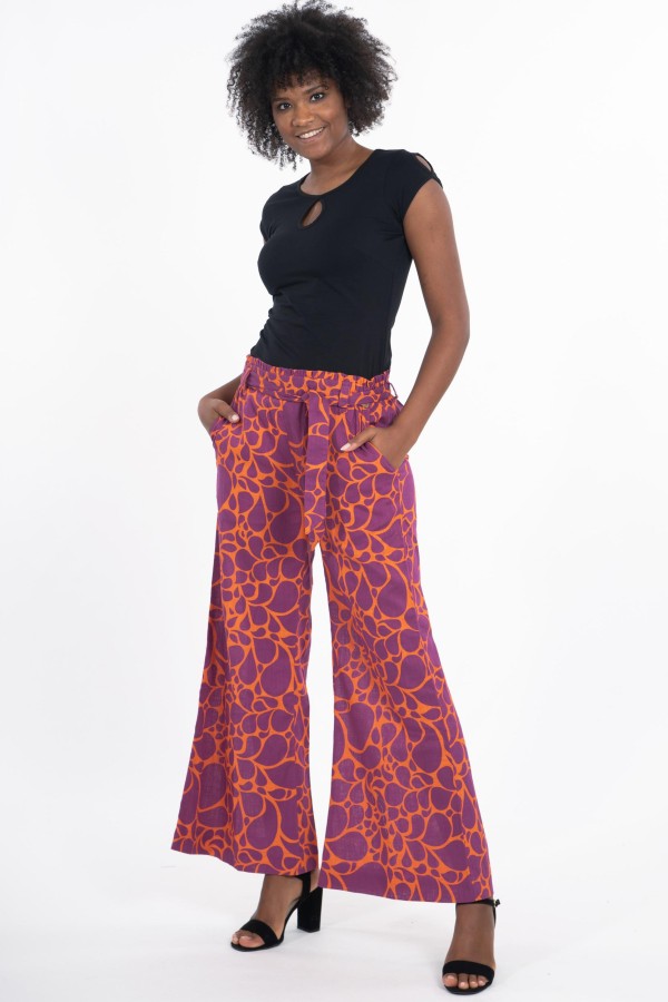 Pantaloni Hush in cotone organico GOTS slub