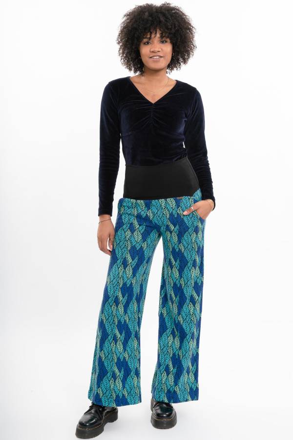 Hose Hedda aus Bio Interlock Jacquard