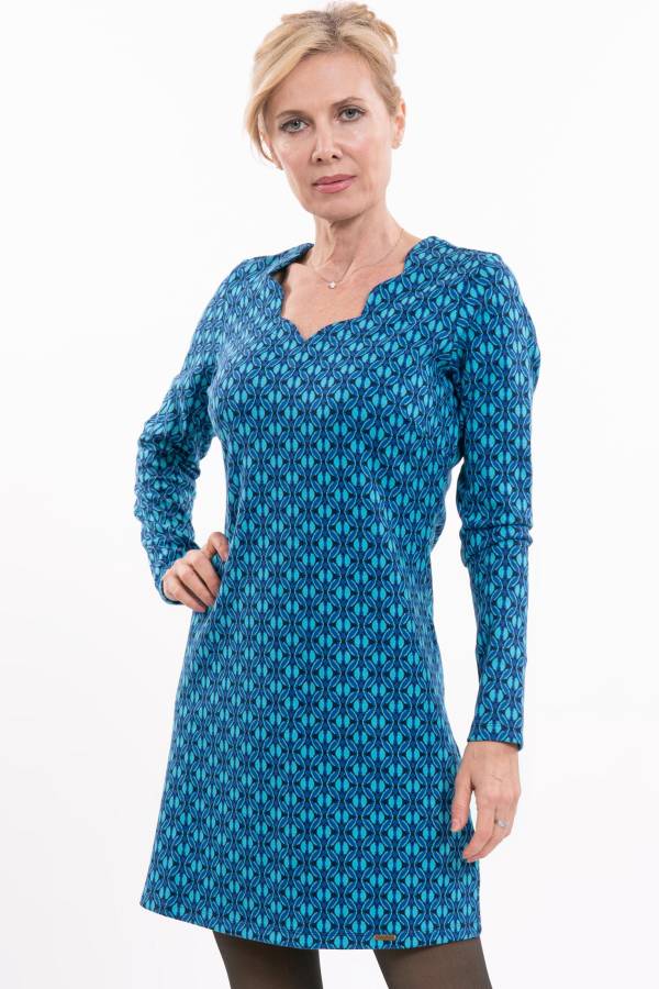 Kleid Klara aus Bio Interlock Jacquard