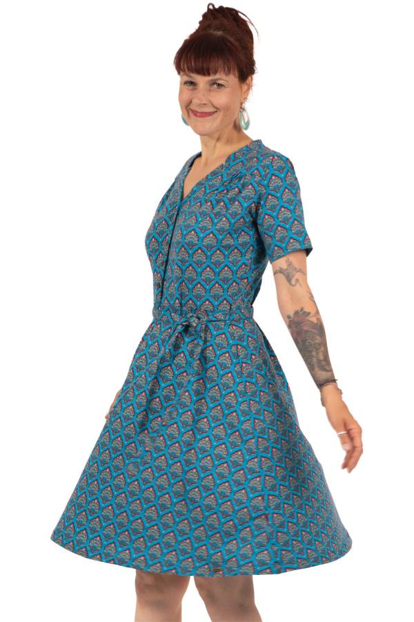 DRESS DILA FROM GOTS ORGANIC JERSEY