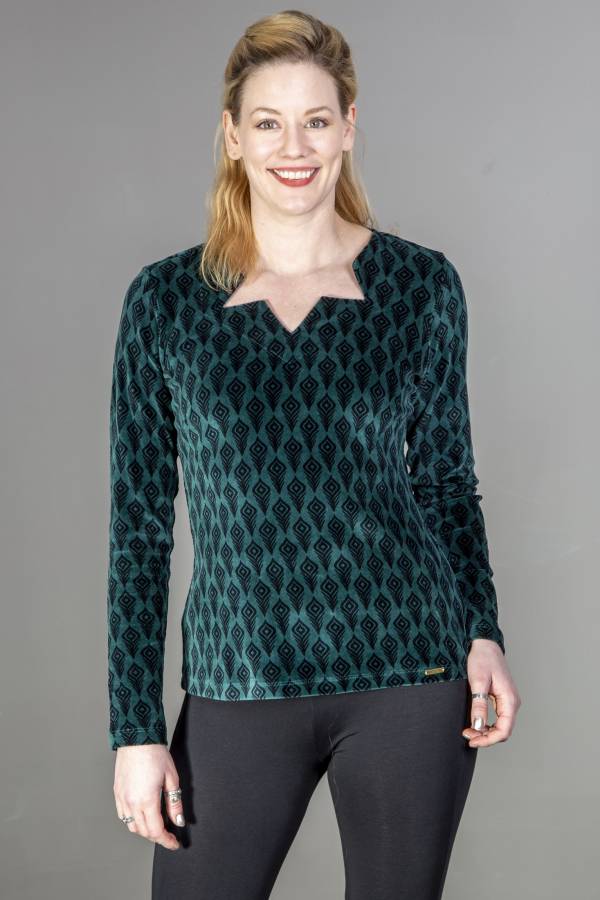 Organic GOTS velvet star sweater