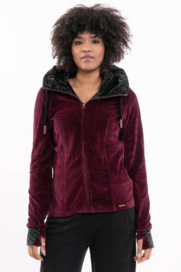 Jacke Jessy aus Bio Samt Kord