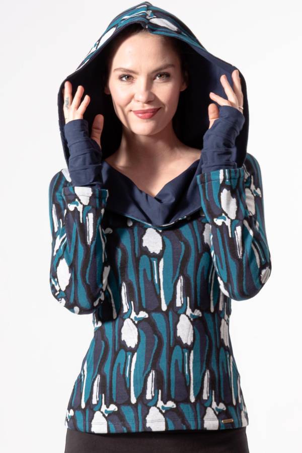 Maglia Pandora in jacquard interlock organico GOTS