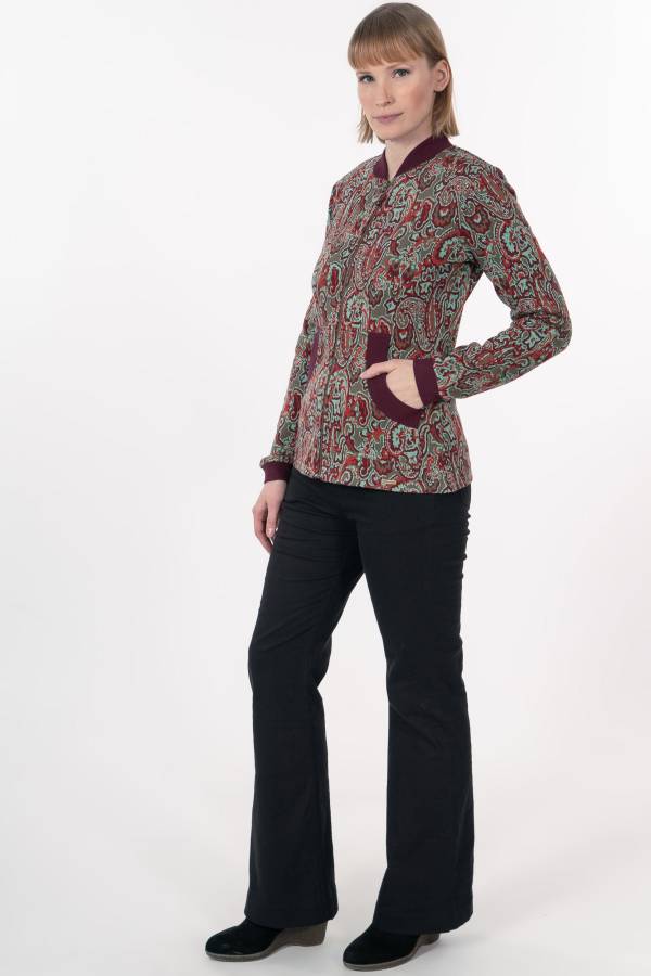 Jacke Jordan aus Bio Interlock Jacquard