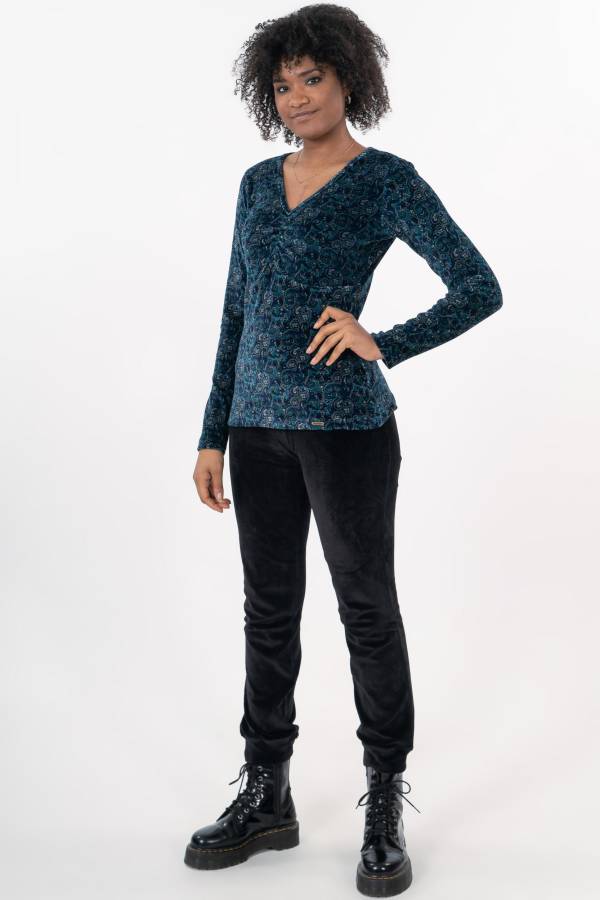 Pullover Panga aus Bio Samt