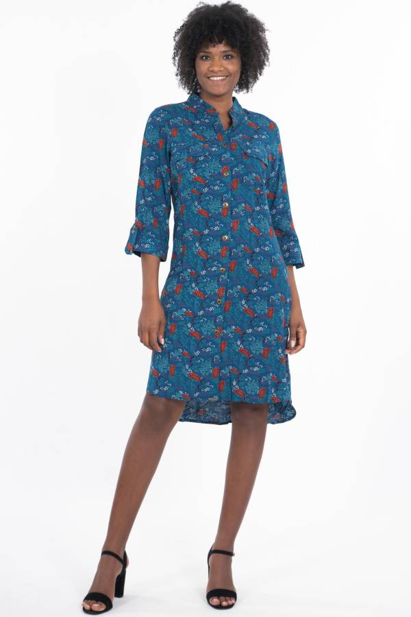 DRESS CIARA IN VISCOSE (LENZING™ ECOVERO™)