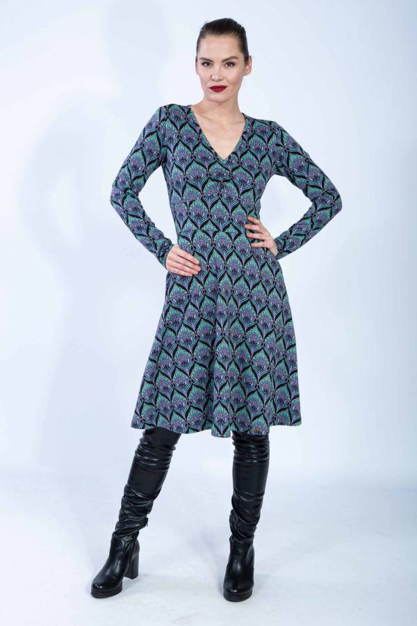 Kleid Dorsa aus Bio Interlock Jacquard