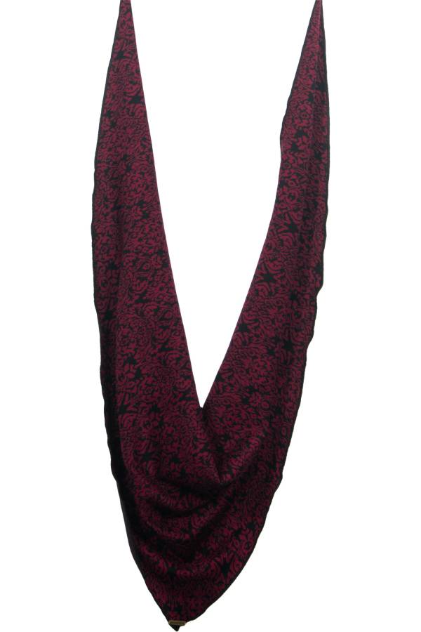 Dreieckstuchaus aus Bio Interlock-Jacquard