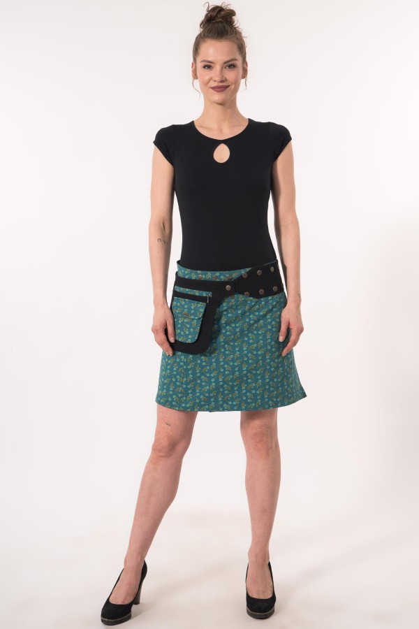 REVERSIBLE SKIRT RICA IN ORGANIC GOTS JERSEY