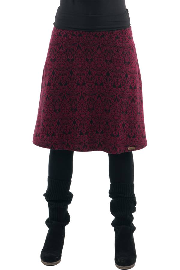 SKIRT ROSI FROM ORGANIC GOTS INTERLOCK-JACQUARD