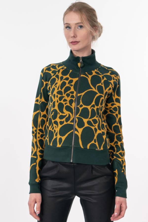 Bomberjacke Jennesse aus Interlock Jacquard