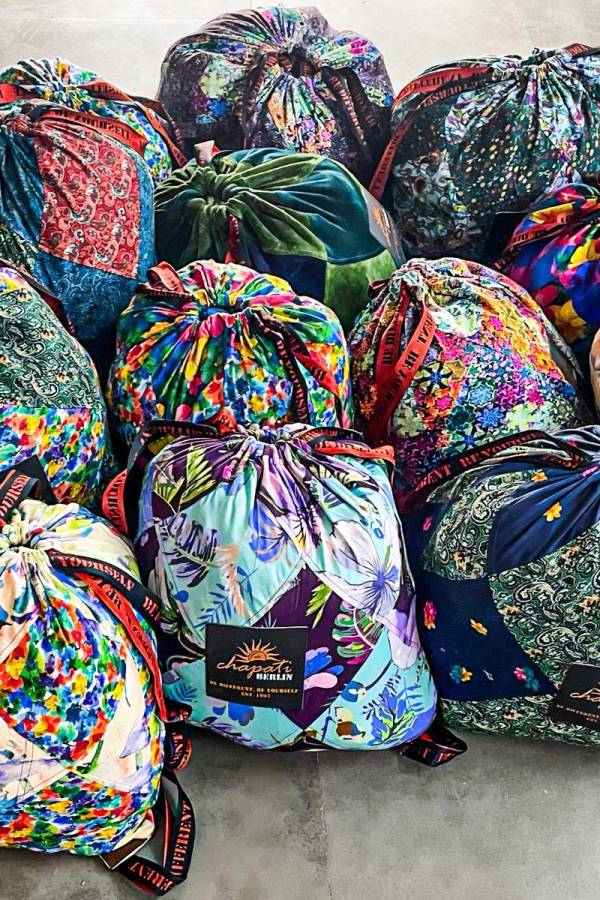 Upcycling Rucksackbeutel