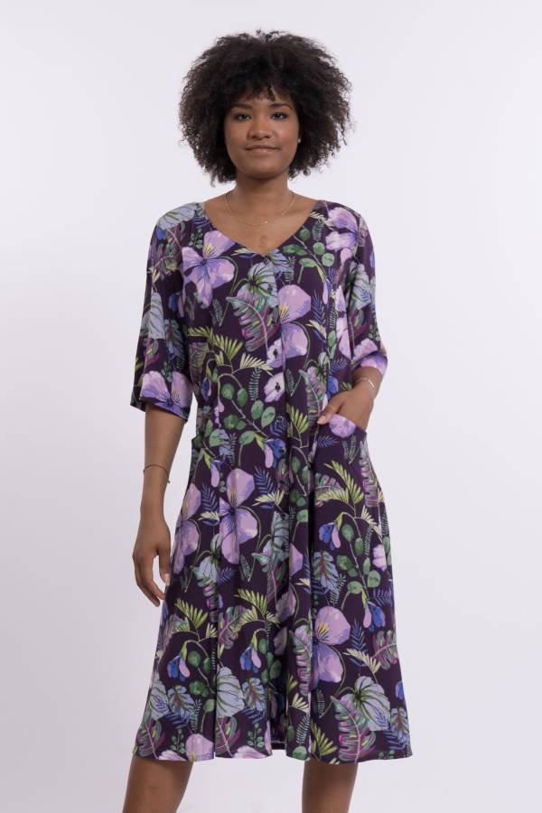 Abito Kalena in viscosa (Lenzing™ Ecovero™)