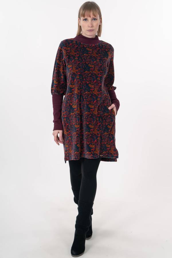 DRESS DENISE FROM ORGANIC GOTS VELVET