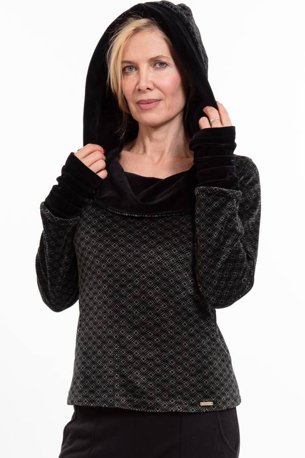 Maglione Phoenix in velluto organico GOTS