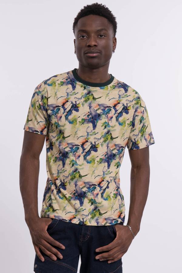 T-shirt Tilo in jersey organico GOTS slub