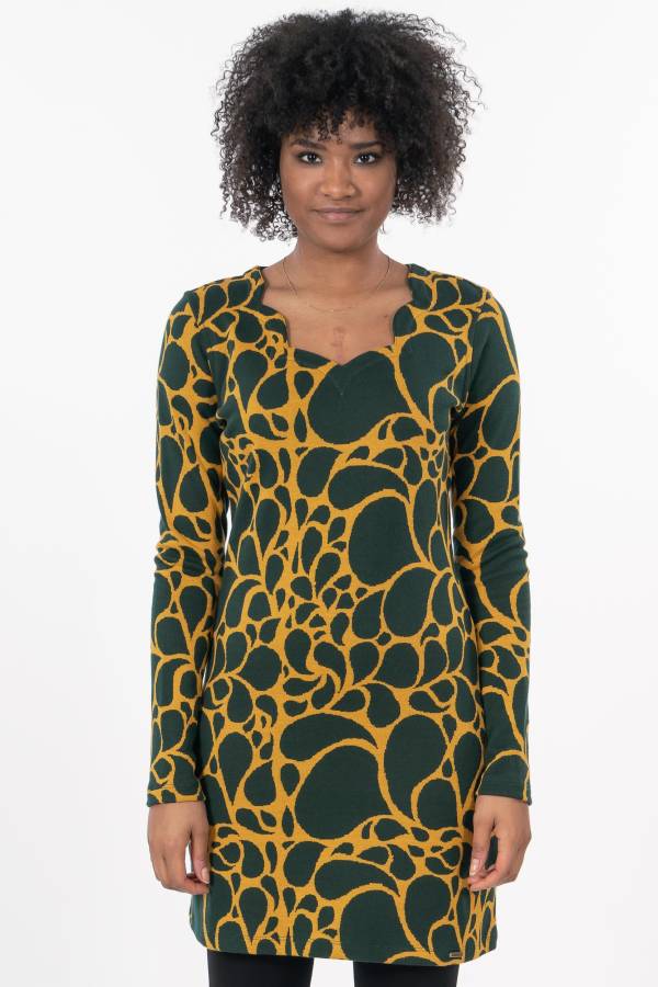 Kleid Klara aus Bio Interlock Jacquard