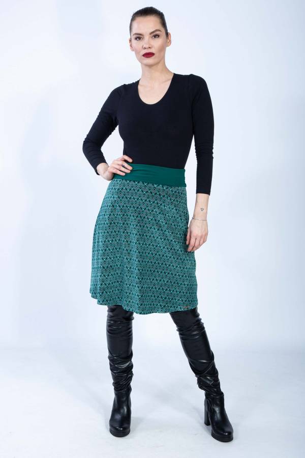 Rosi skirt in organic GOTS velvet