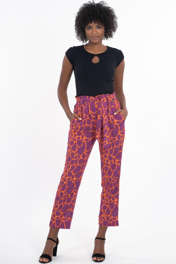 ORGANIC GOTS COTTON SLUB PANTS HOLIA