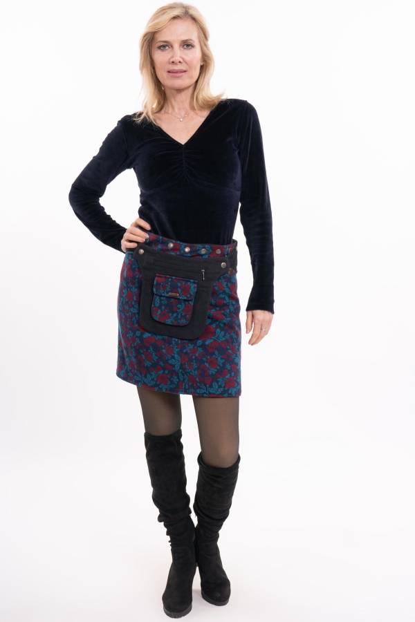 Click and Go Wendbarer Rock Rica aus Bio Interlock Jacquard