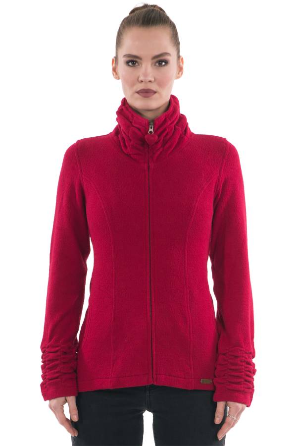 Giacca Jaqueline in pile organico GOTS