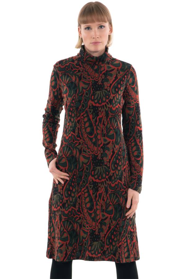 Kleid Katharina aus Bio Interlock-Jacquard