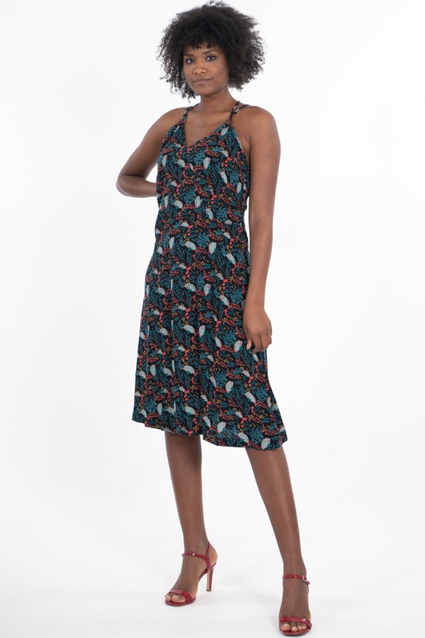 DRESS DONATELLA IN VISCOSE (LENZING™ ECOVERO™)