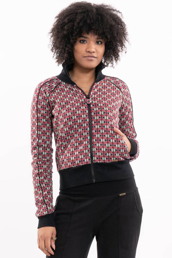 Jacke Jennesse aus Bio Interlock Jacquard