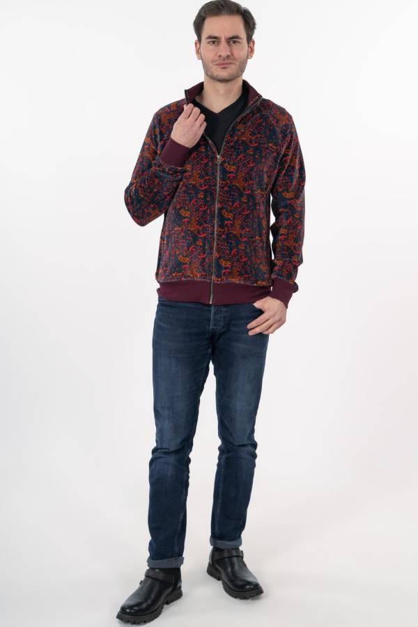 JACKET JAMES IN ORGANIC GOTS VELVET