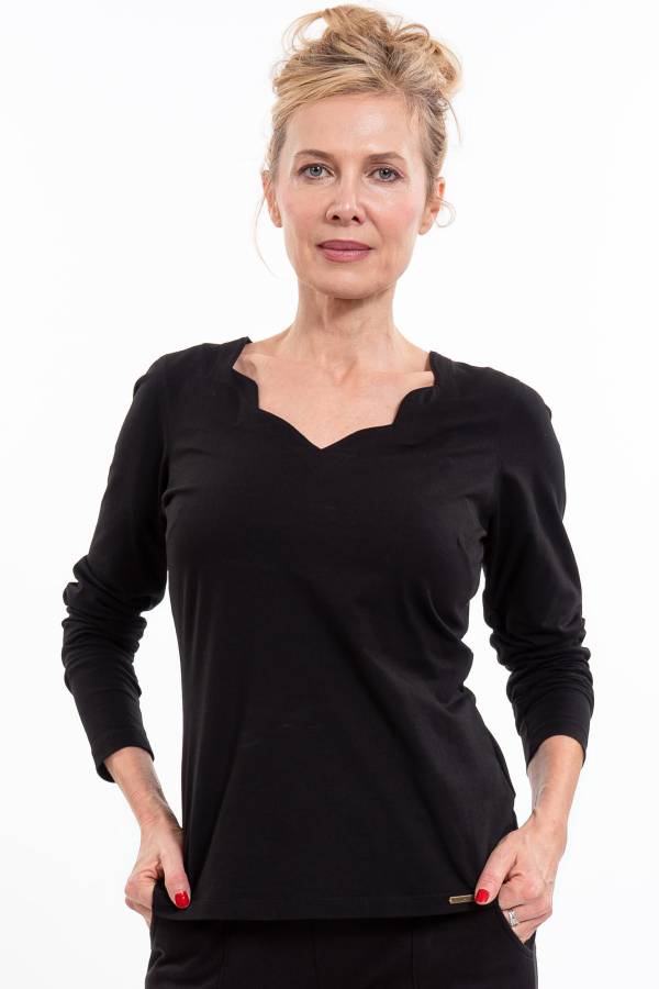 Langarmshirt Tatiana aus Bio Jersey